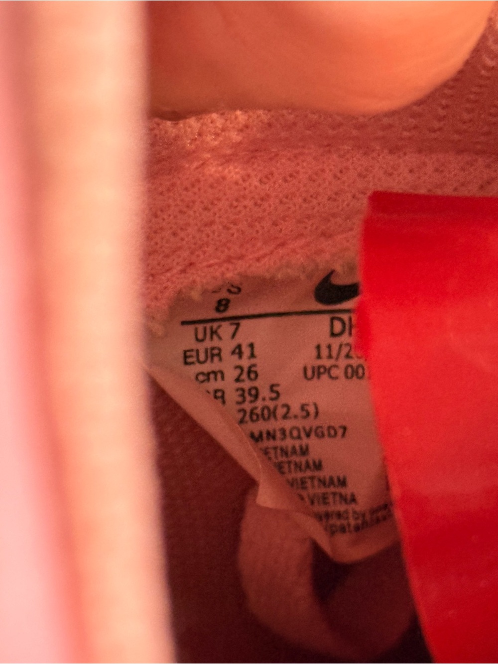 Nike Dunk Low Triple Pink Pre Owned Size 8 / EURO 39.5 VGUC No Box - Picture 6 of 6